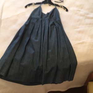 Cute denim halter Dress